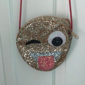 Sparkly emoji bag